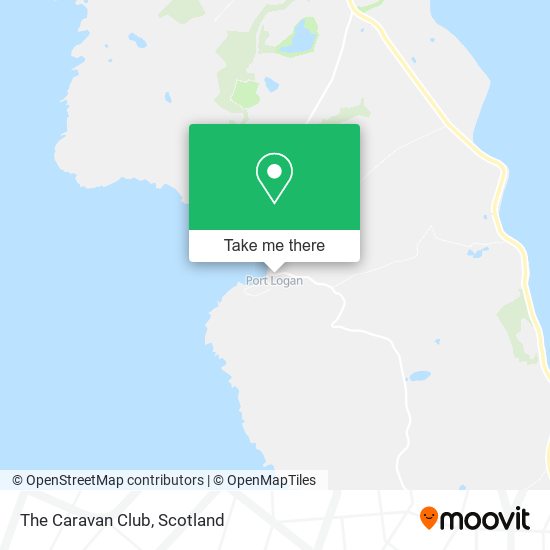 The Caravan Club map