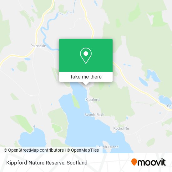 Kippford Nature Reserve map