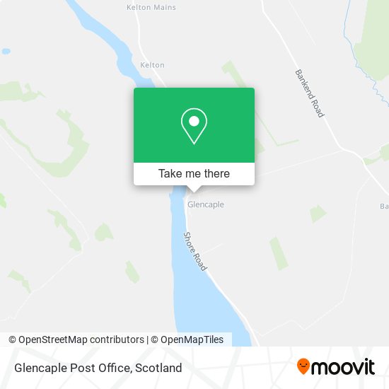 Glencaple Post Office map