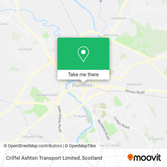 Criffel Ashton Transport Limited map