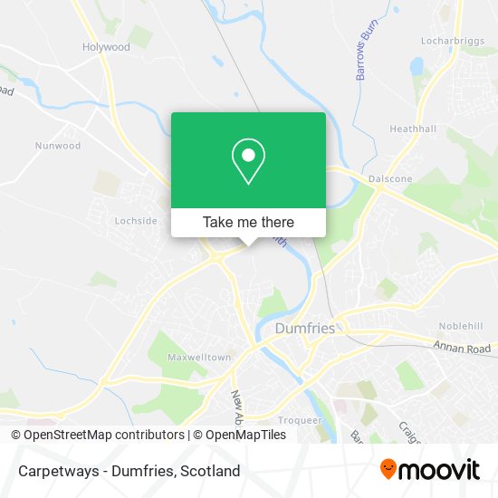 Carpetways - Dumfries map