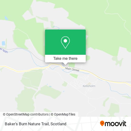 Baker's Burn Nature Trail map
