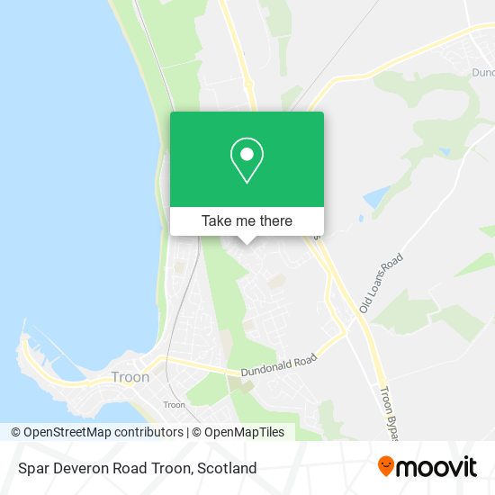 Spar Deveron Road Troon map