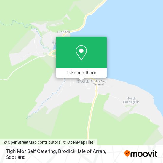 Tigh Mor Self Catering, Brodick, Isle of Arran map