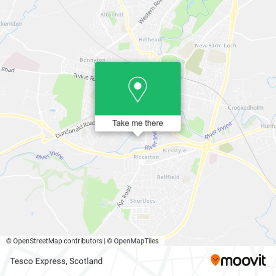 Tesco Express map