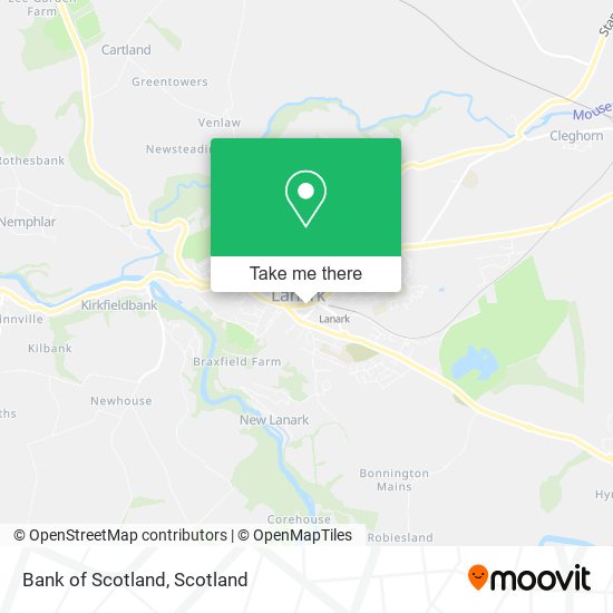 Bank of Scotland map