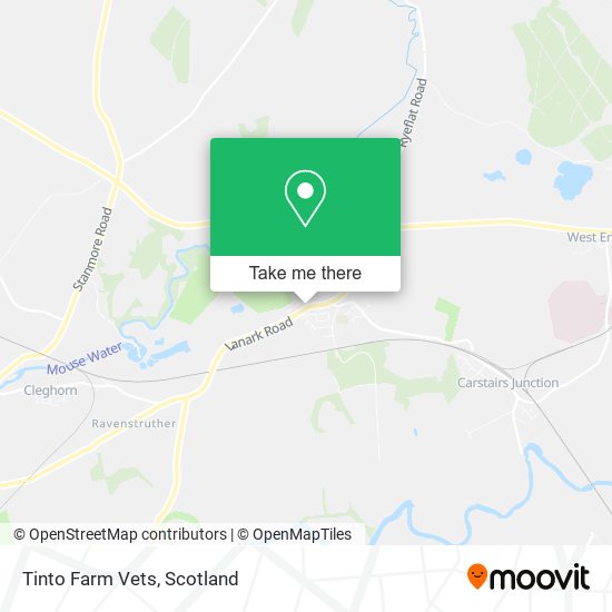 Tinto Farm Vets map