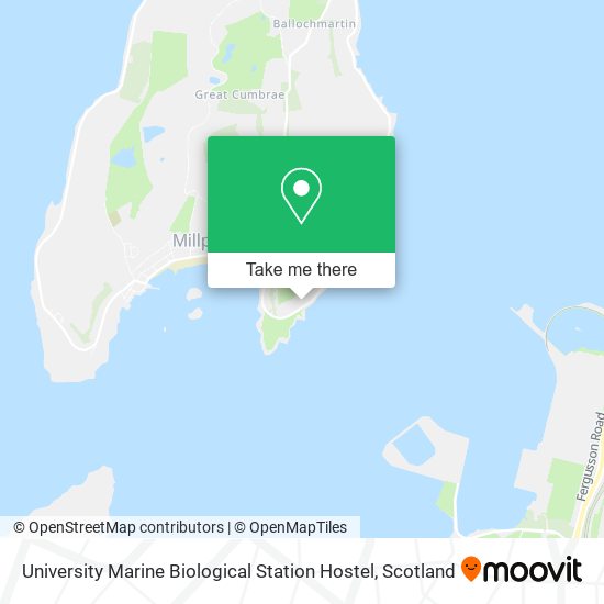 University Marine Biological Station Hostel map
