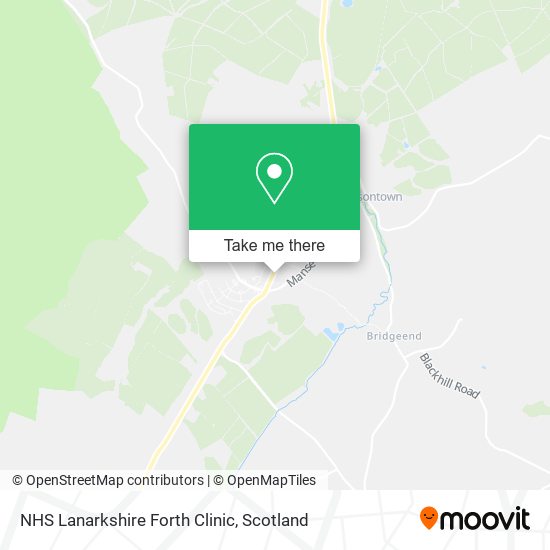 NHS Lanarkshire Forth Clinic map