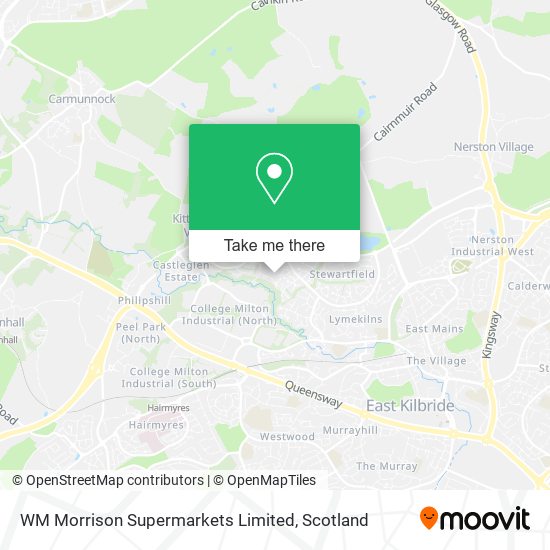 WM Morrison Supermarkets Limited map