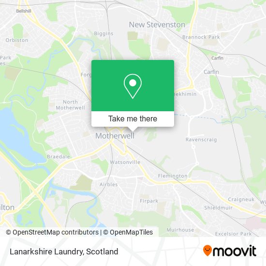 Lanarkshire Laundry map