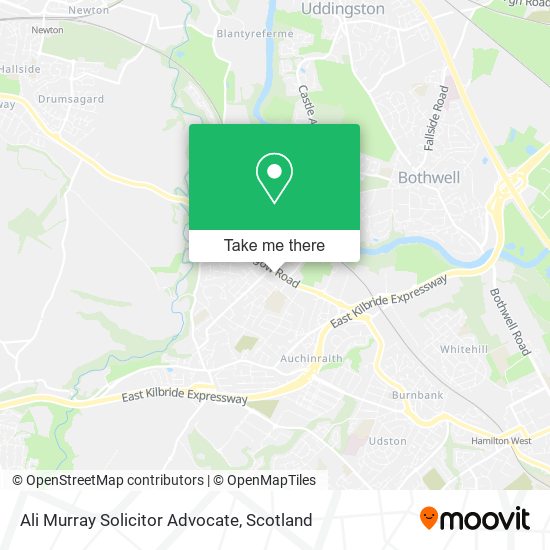 Ali Murray Solicitor Advocate map