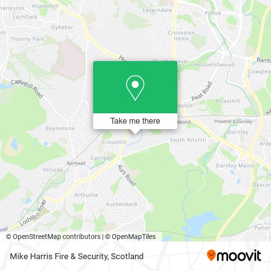 Mike Harris Fire & Security map