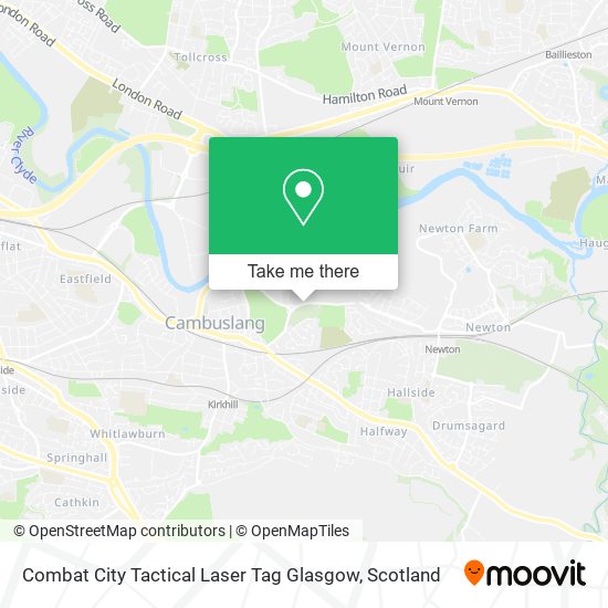 Combat City Tactical Laser Tag Glasgow map