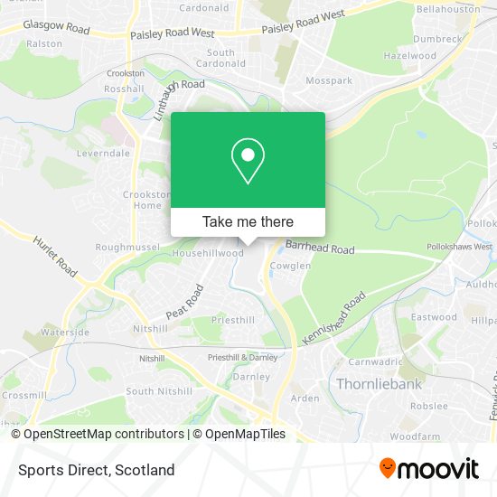 Sports Direct map