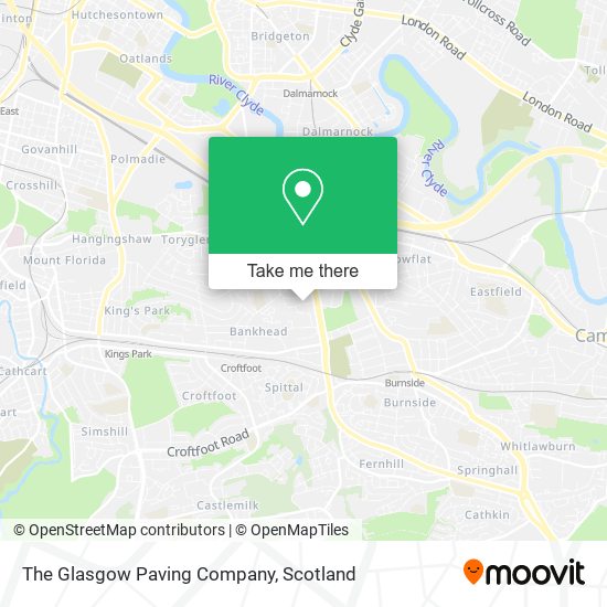 The Glasgow Paving Company map