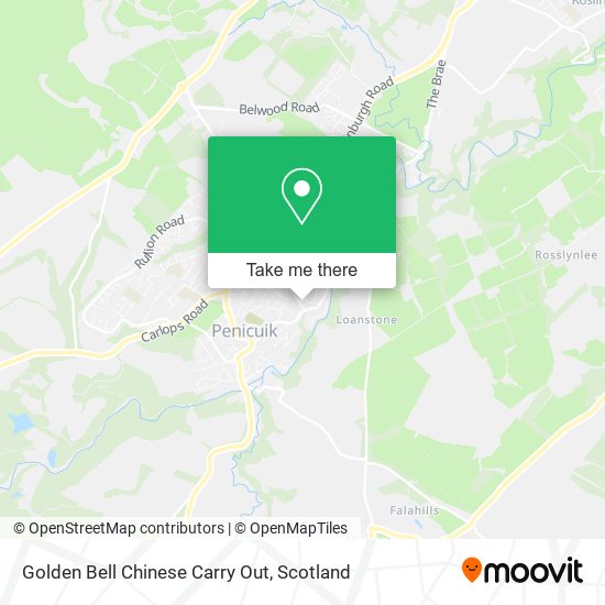 Golden Bell Chinese Carry Out map