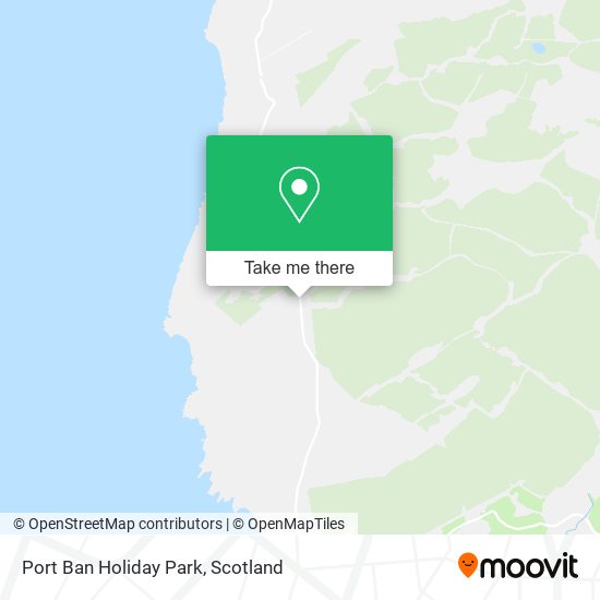 Port Ban Holiday Park map