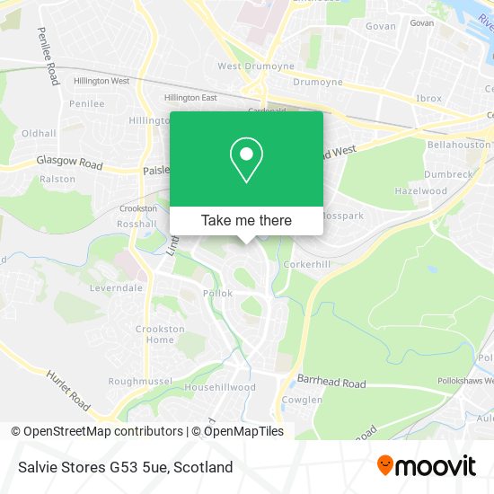 Salvie Stores G53 5ue map