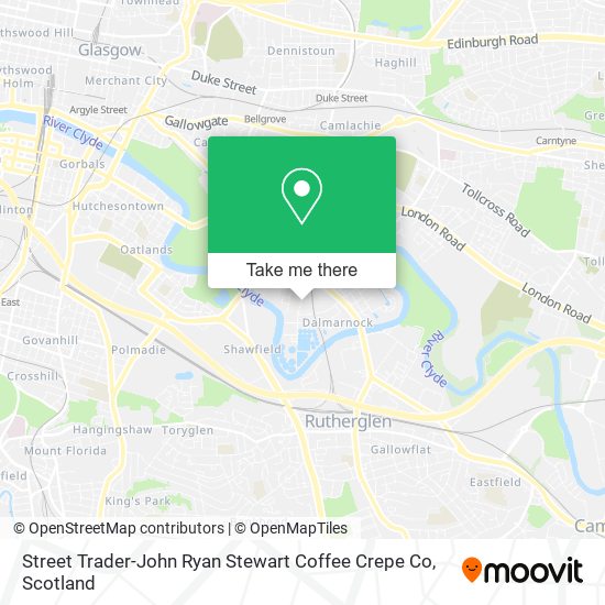 Street Trader-John Ryan Stewart Coffee Crepe Co map