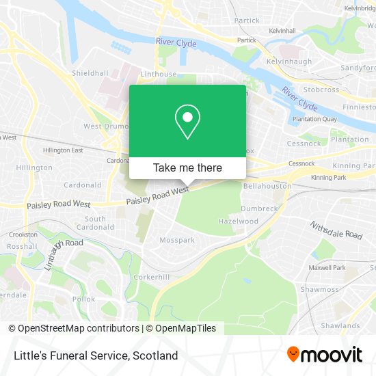 Little's Funeral Service map