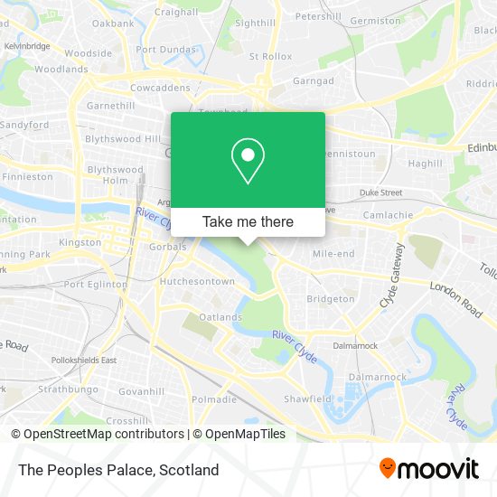 The Peoples Palace map