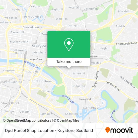 Dpd Parcel Shop Location - Keystore map