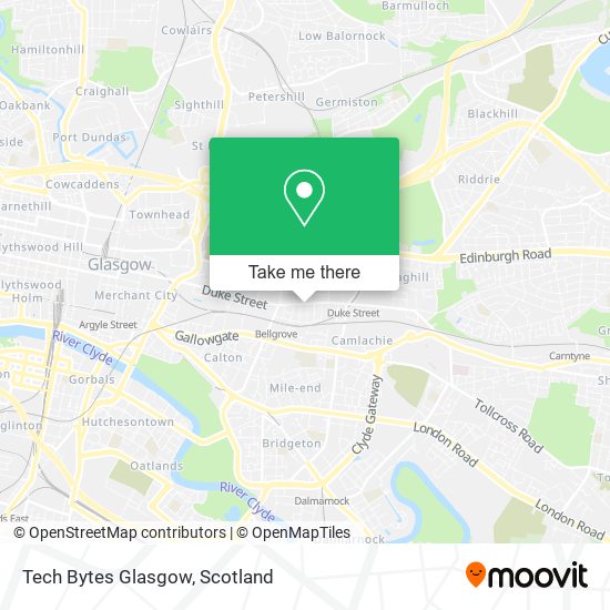 Tech Bytes Glasgow map