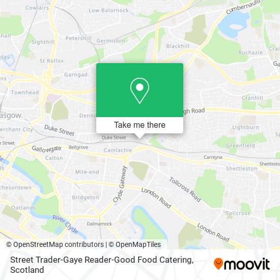 Street Trader-Gaye Reader-Good Food Catering map
