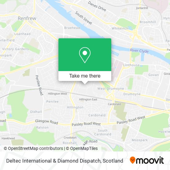 Deltec International & Diamond Dispatch map