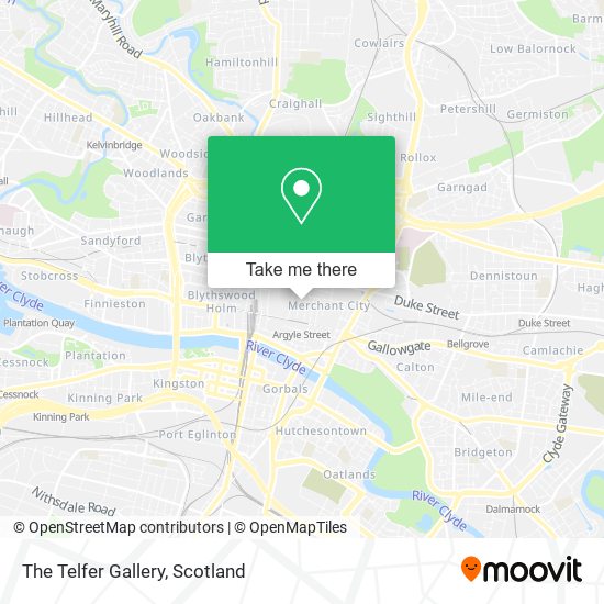 The Telfer Gallery map