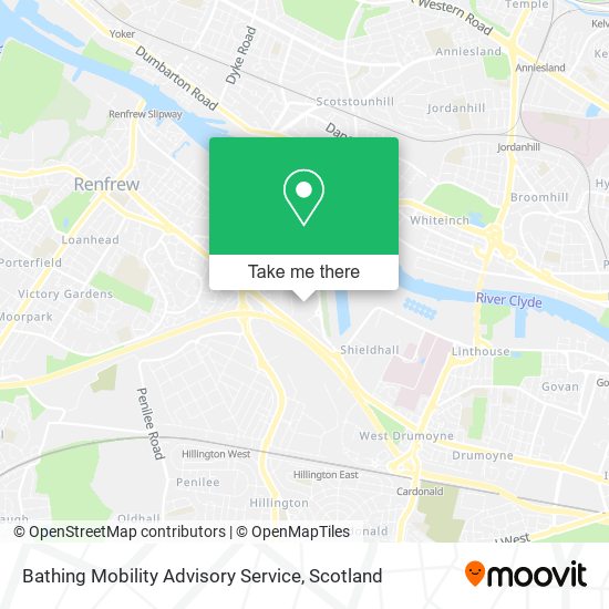 Bathing Mobility Advisory Service map