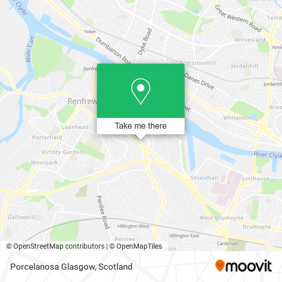 Porcelanosa Glasgow map
