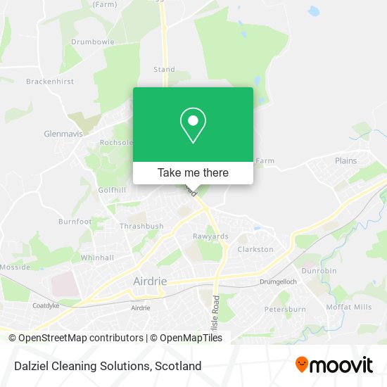 Dalziel Cleaning Solutions map