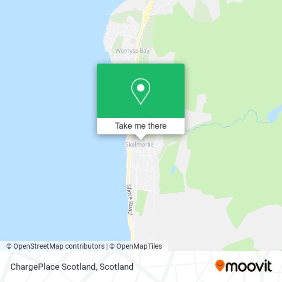 ChargePlace Scotland map