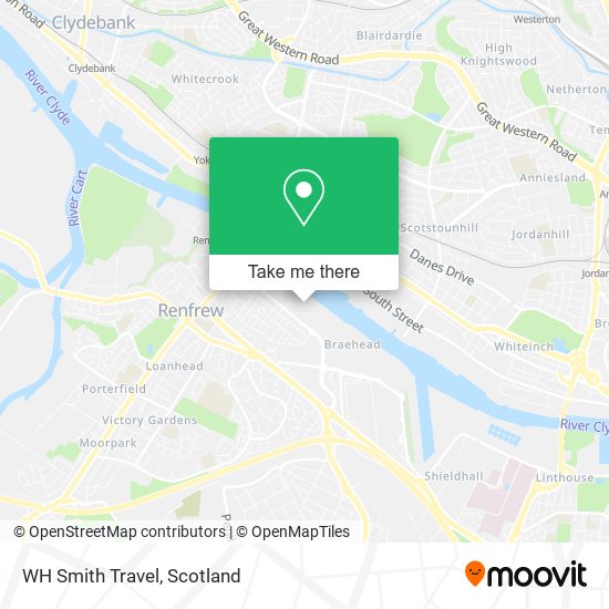 WH Smith Travel map