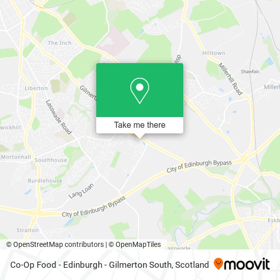 Co-Op Food - Edinburgh - Gilmerton South map