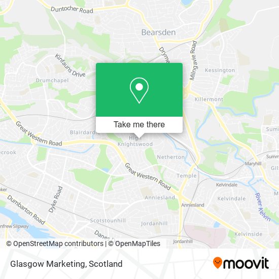 Glasgow Marketing map