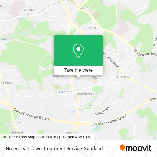 Greenbean Lawn Treatment Service map