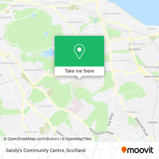 Sandy's Community Centre map