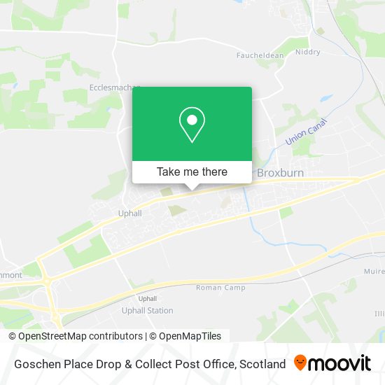 Goschen Place Drop & Collect Post Office map