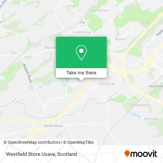 Westfield Store Usave map