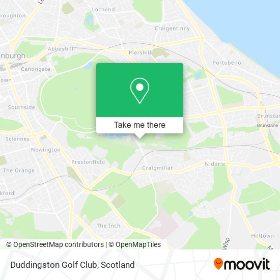 Duddingston Golf Club map