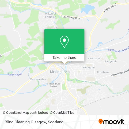 Blind Cleaning Glasgow map