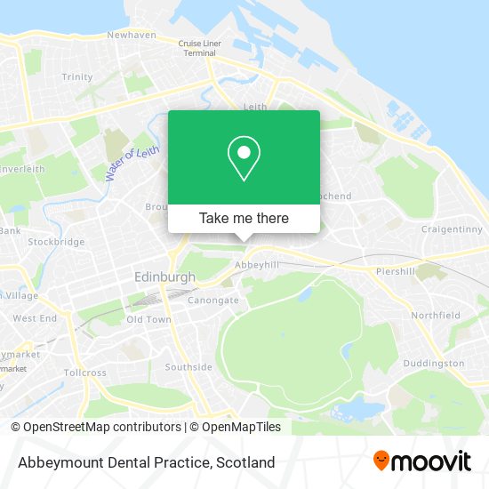 Abbeymount Dental Practice map