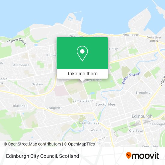 Edinburgh City Council map