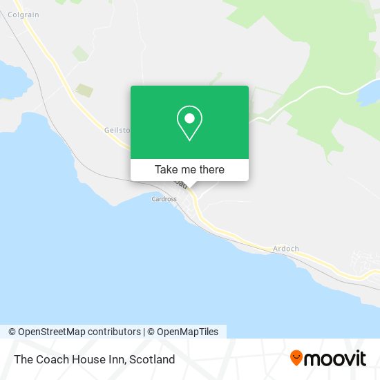 The Coach House Inn map