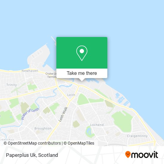 Paperplus Uk map