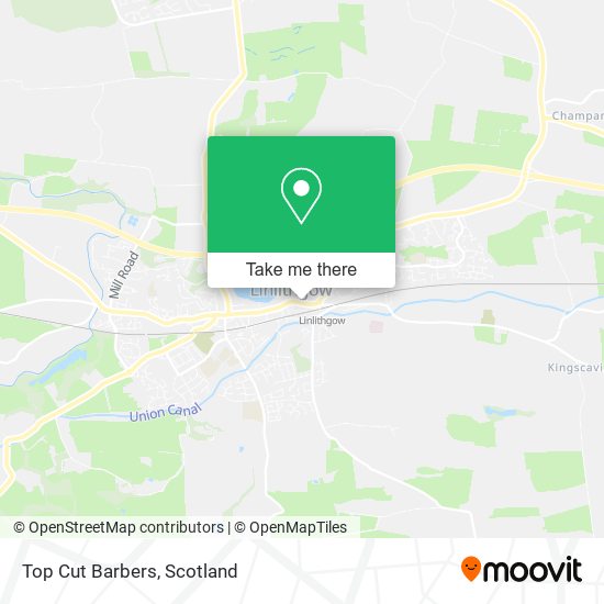 Top Cut Barbers map