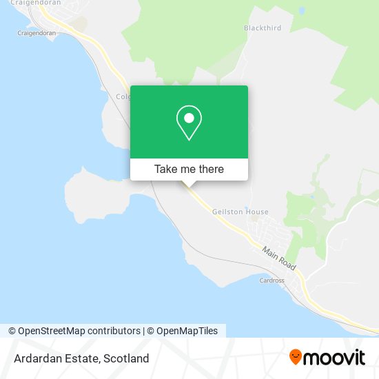 Ardardan Estate map